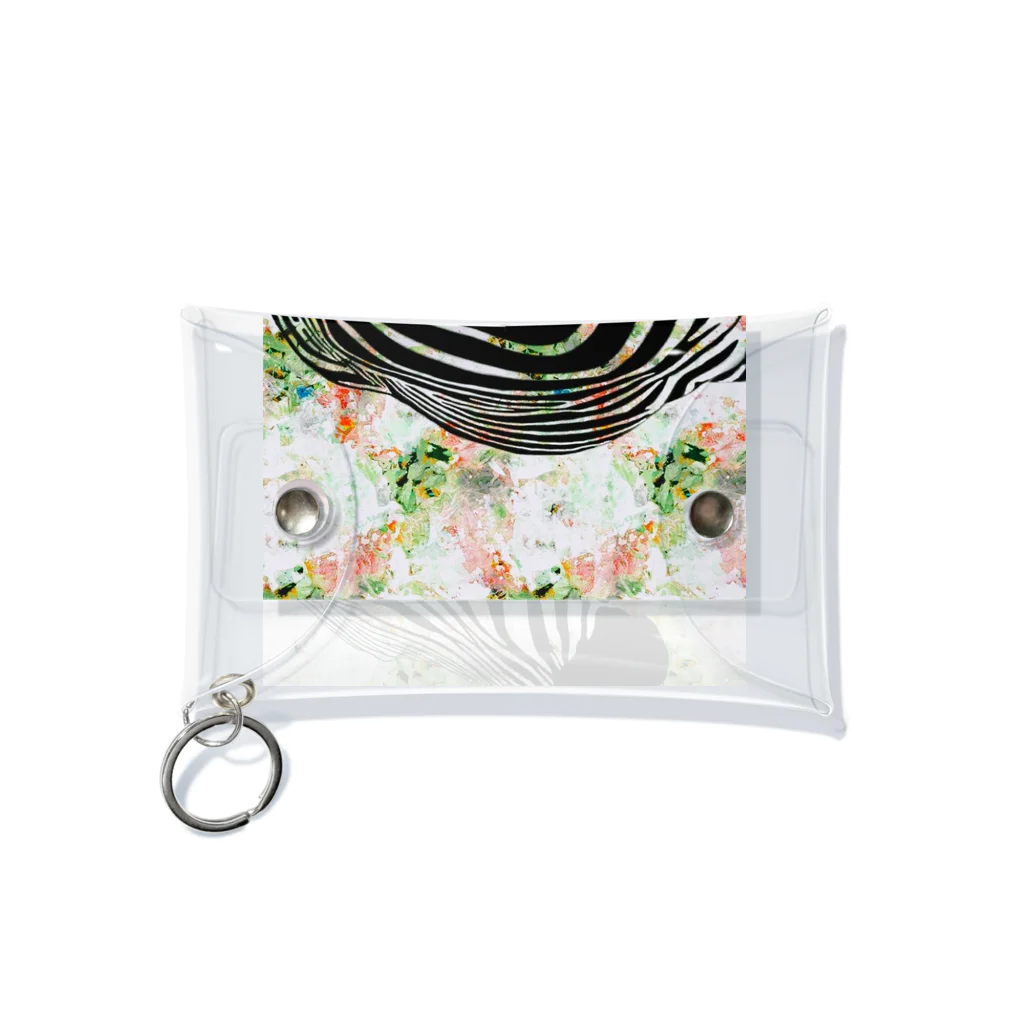 SHOP 318の縞 ウマ子 Mini Clear Multipurpose Case