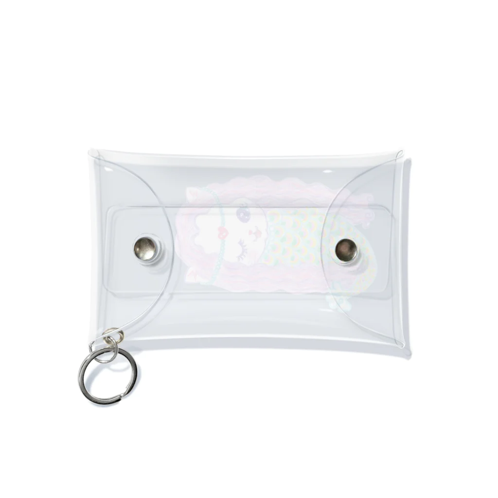 メルティカポエミュウのあまびゑにゃん Mini Clear Multipurpose Case