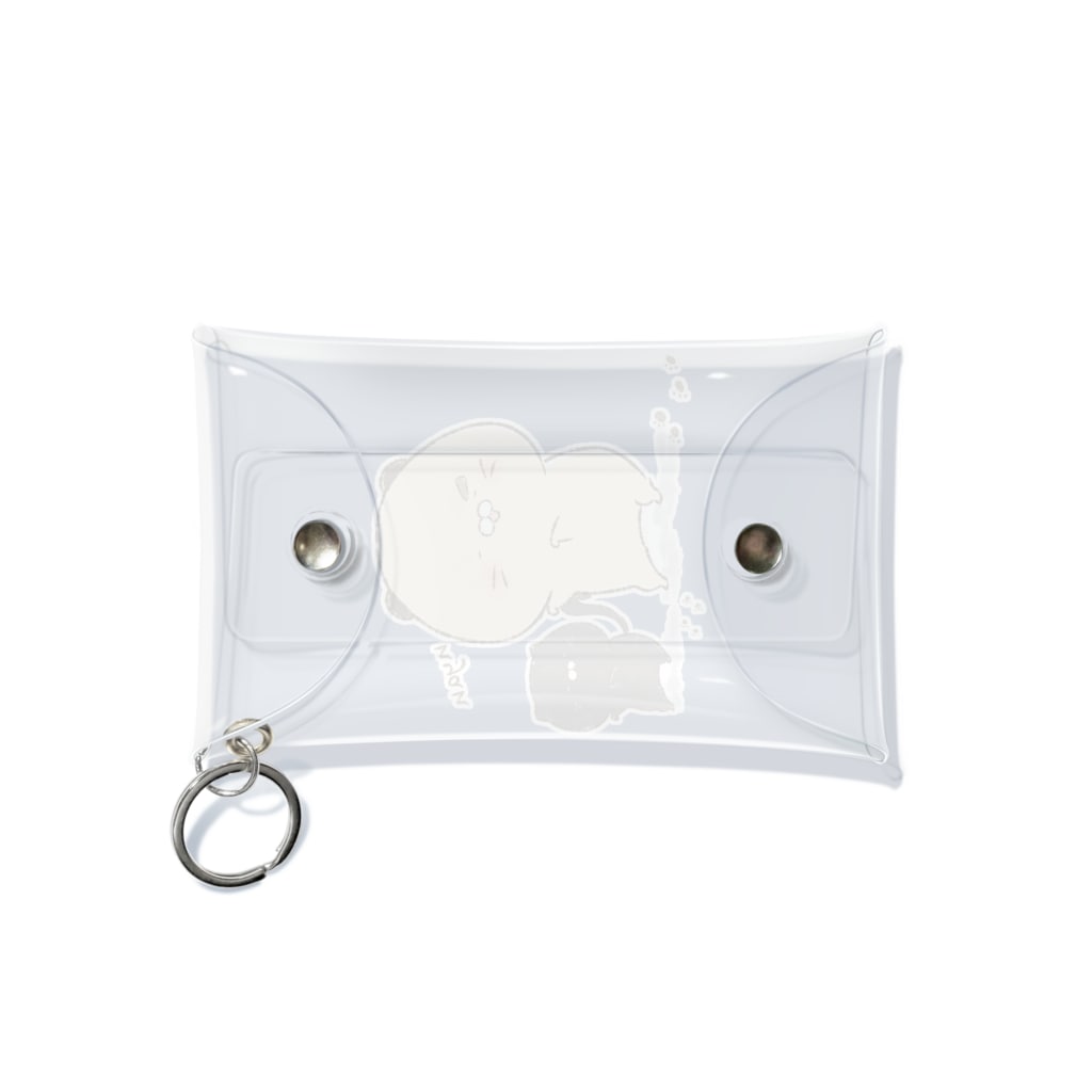 はむ汰の落書き Official Storeのゆずひこ　nyan Mini Clear Multipurpose Case