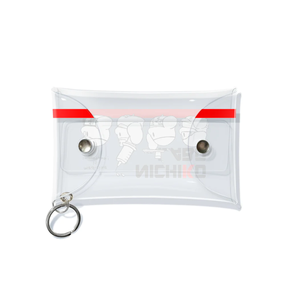 ぜろ＠ニチコラボのけんこうはあたまから Mini Clear Multipurpose Case