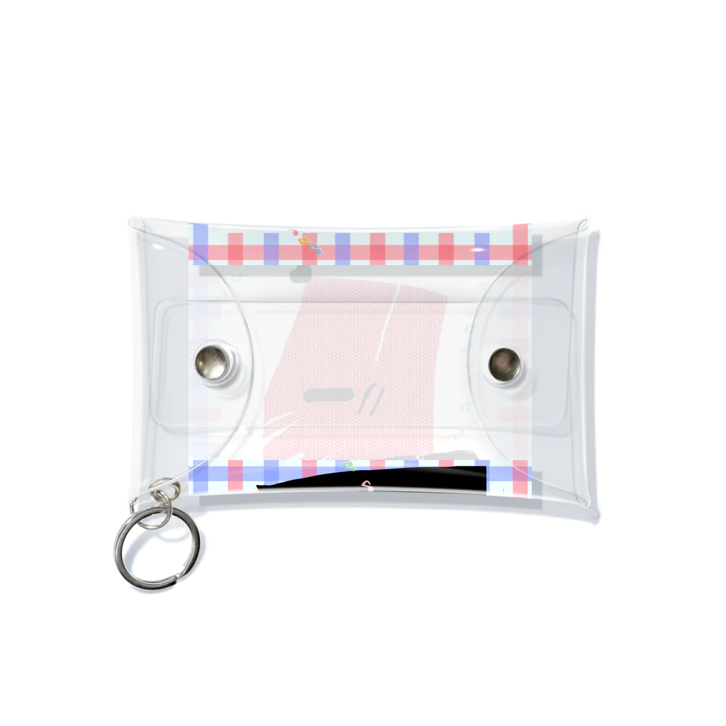 工房玉手箱のホット・ドットドッグ(ワン) Mini Clear Multipurpose Case