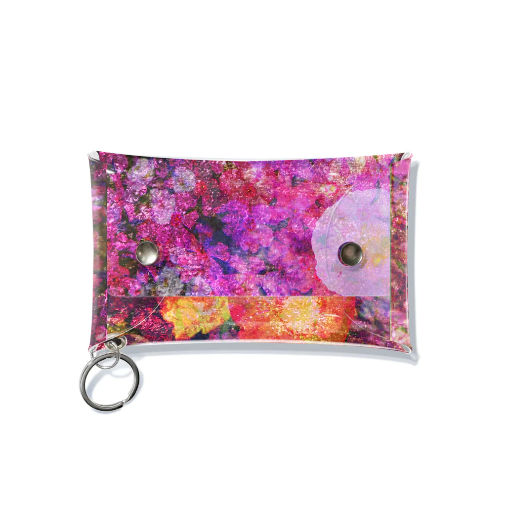 encoreの花畑クリア Mini Clear Multipurpose Case