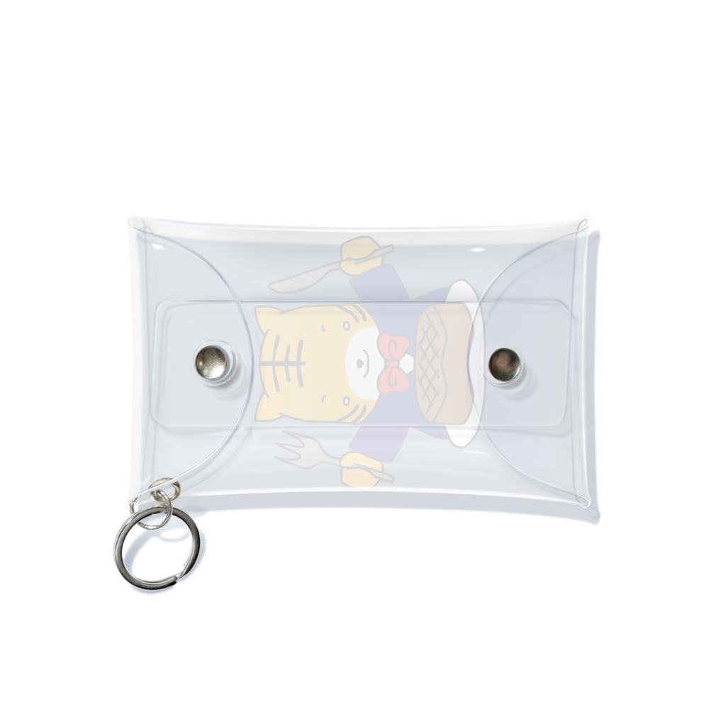ほぼ動物園のトラのお食事 Mini Clear Multipurpose Case