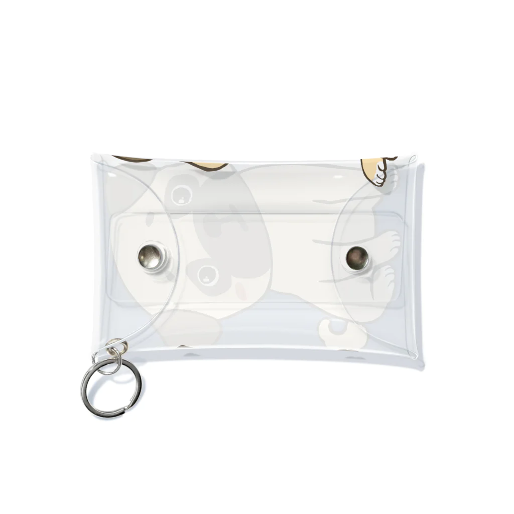 ばんぶーrashiのグッズたちの首をかしげるパグ Mini Clear Multipurpose Case
