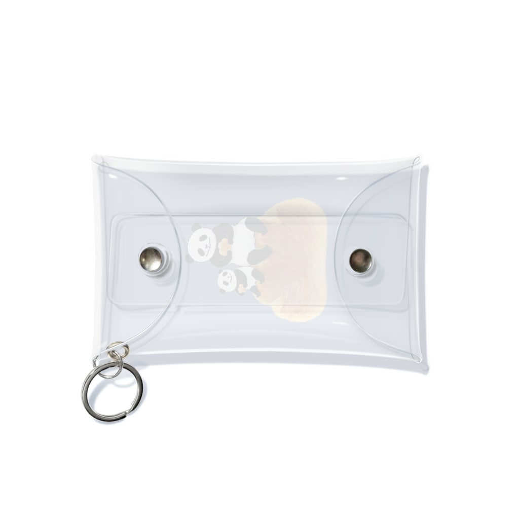 fig-treeのうきうきパンダ Mini Clear Multipurpose Case