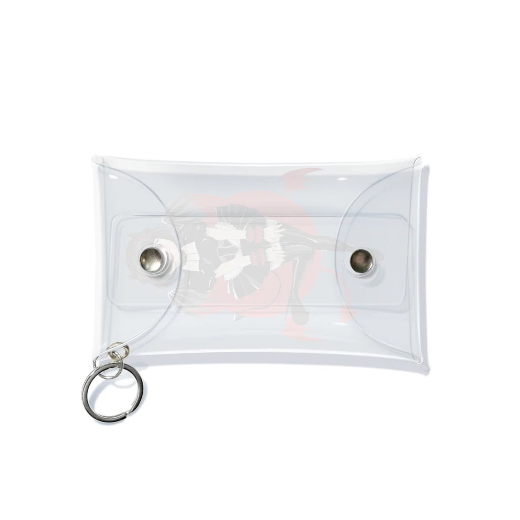 babyakanekoのなご村さん×あかねこコラボグッズ Mini Clear Multipurpose Case