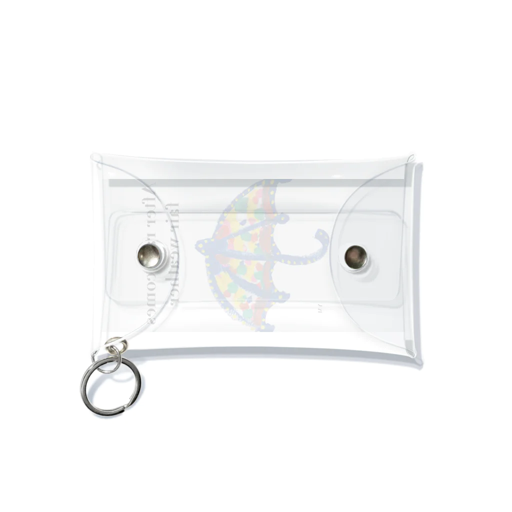 Hug Me project Kagawaのumbrella  Mini Clear Multipurpose Case