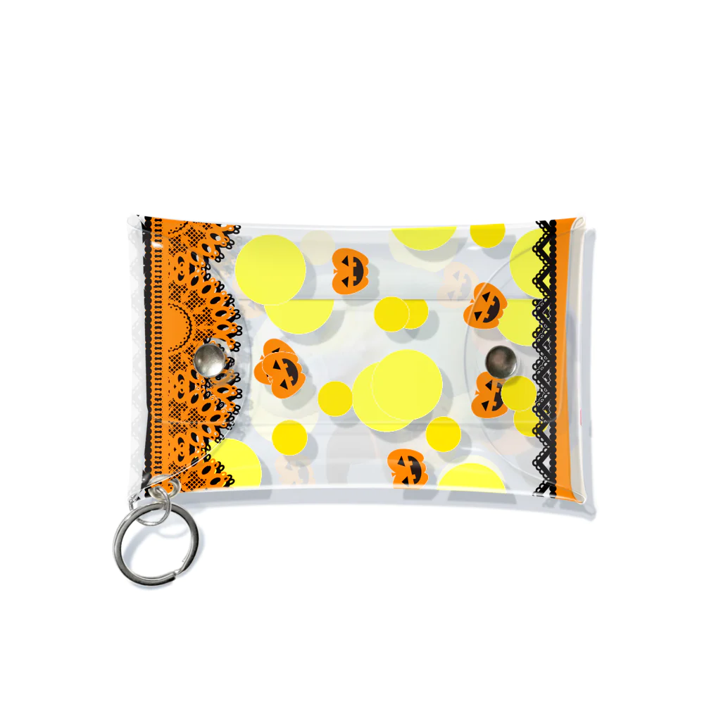 あにまるめいとのハロウィンハッピーちゃん Mini Clear Multipurpose Case
