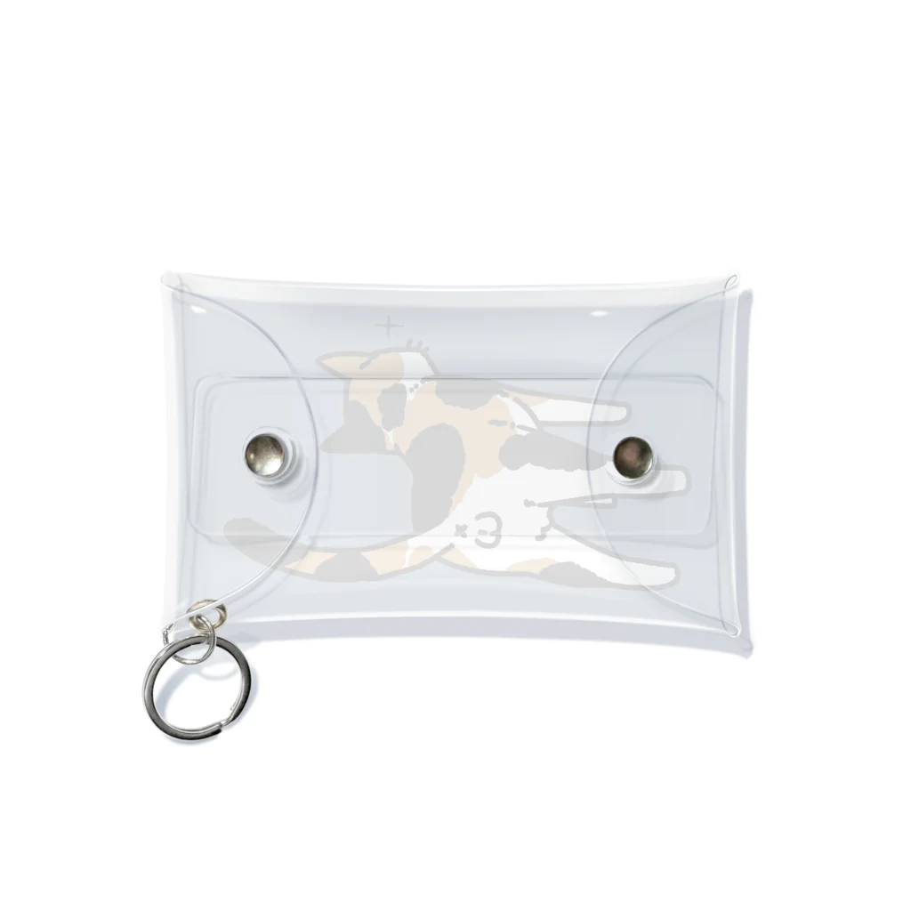 Riotoのねこけつω（三毛猫） Mini Clear Multipurpose Case