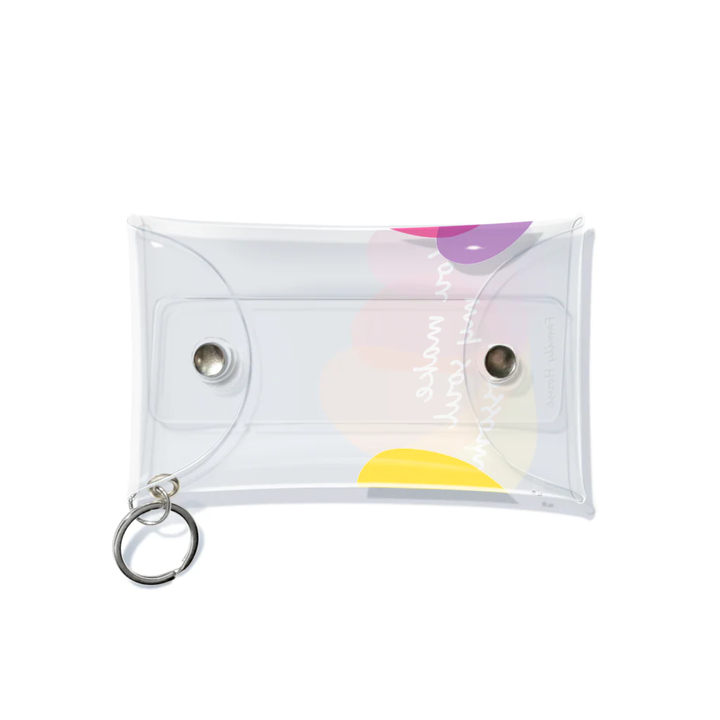 CoCoCotのファミリーハウス＜チャリティ＞花 Mini Clear Multipurpose Case