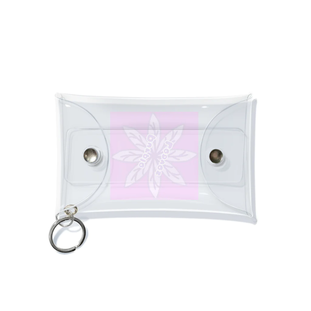 HAKOCHINのPurple Leaves Mini Clear Multipurpose Case