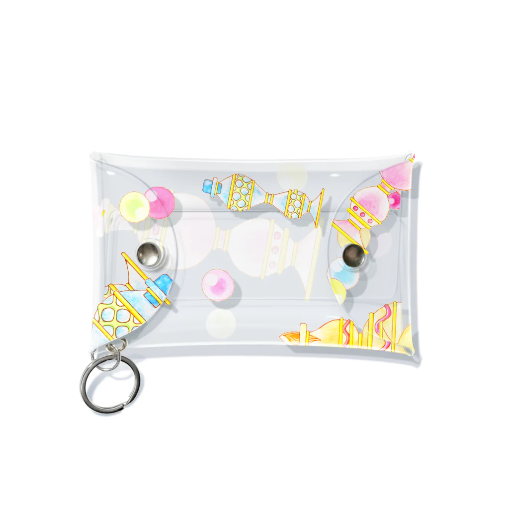 プリズモリイの箱の魔法少女の不思議な香水瓶と魔法玉石 ボンボンミニョン  Mini Clear Multipurpose Case