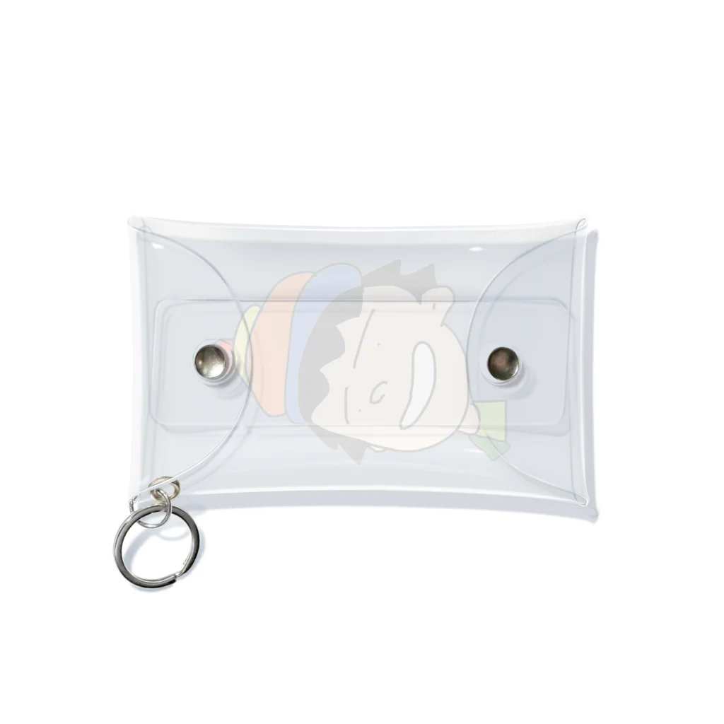 PaP➡︎Poco.a.Pocoのカラフルボーイ Mini Clear Multipurpose Case