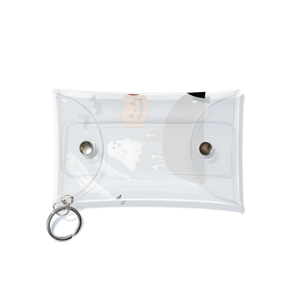 studioaruのハロウィン×太刀魚 Mini Clear Multipurpose Case