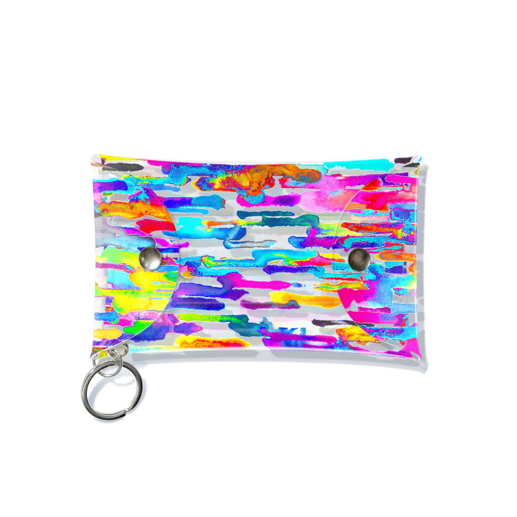 Miki_after_partyのcolorful rain -vivid- Mini Clear Multipurpose Case