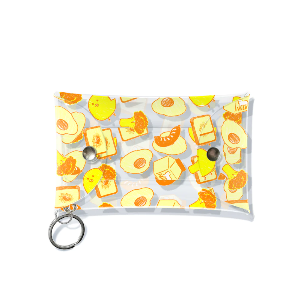 てばさきのbreakfast Mini Clear Multipurpose Case