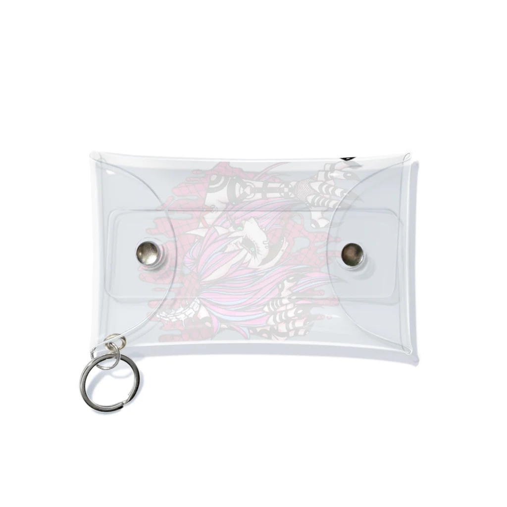 SumiReの人外ちゃん　はちゅタイプ　B Mini Clear Multipurpose Case