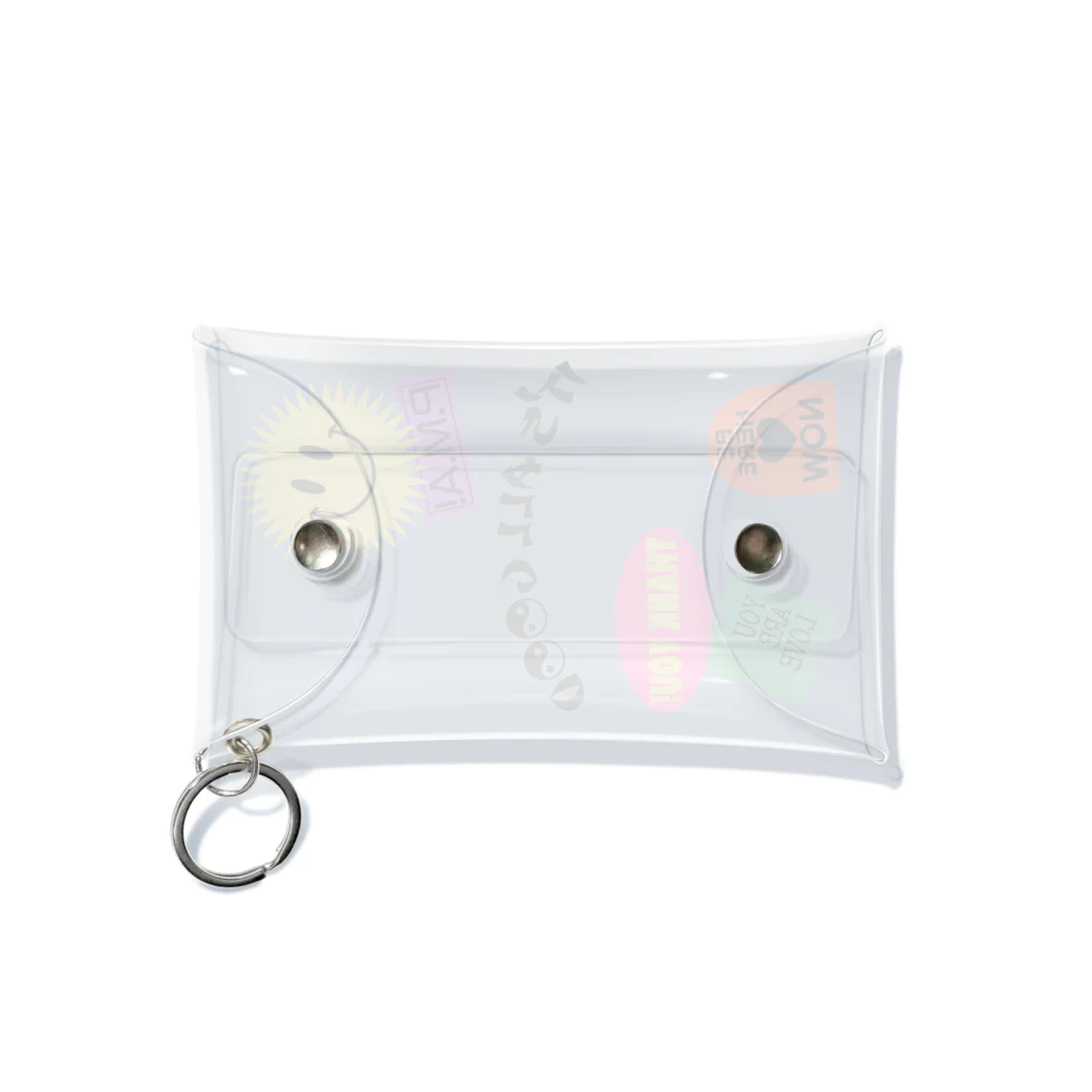 ITSUMItalkstoreのPOSITIVE STICKER CUSTOM Mini Clear Multipurpose Case