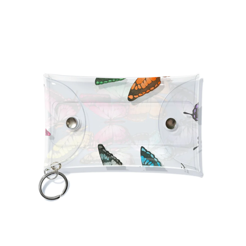 Akiss art ONLINE SHOPの誕生日の色の蝶々 Mini Clear Multipurpose Case