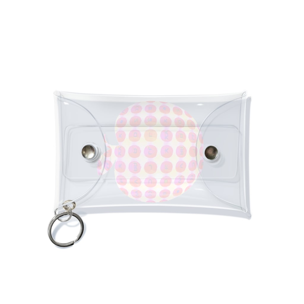 LalaHangeulのはんぐるde林檎　~キュートバージョン~ Mini Clear Multipurpose Case