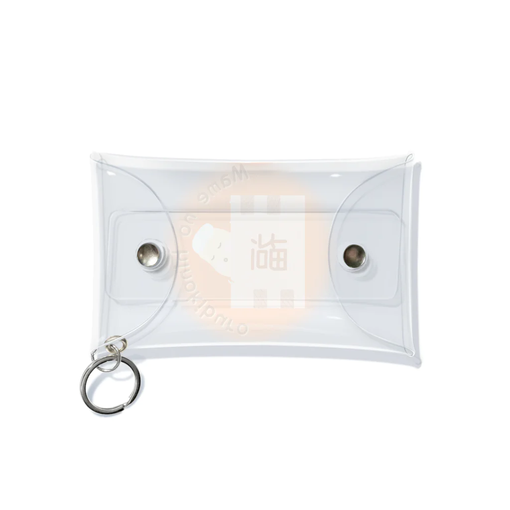 ぽんぽこあんぽんたんの豆の檜風呂 Mini Clear Multipurpose Case