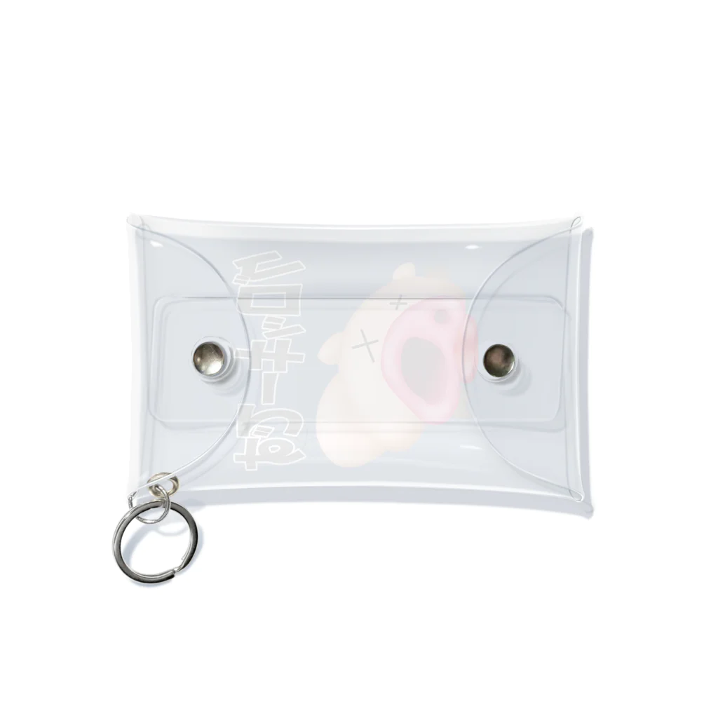 ワン太フルのTシャツ屋さんのぶた君グロッキー Mini Clear Multipurpose Case