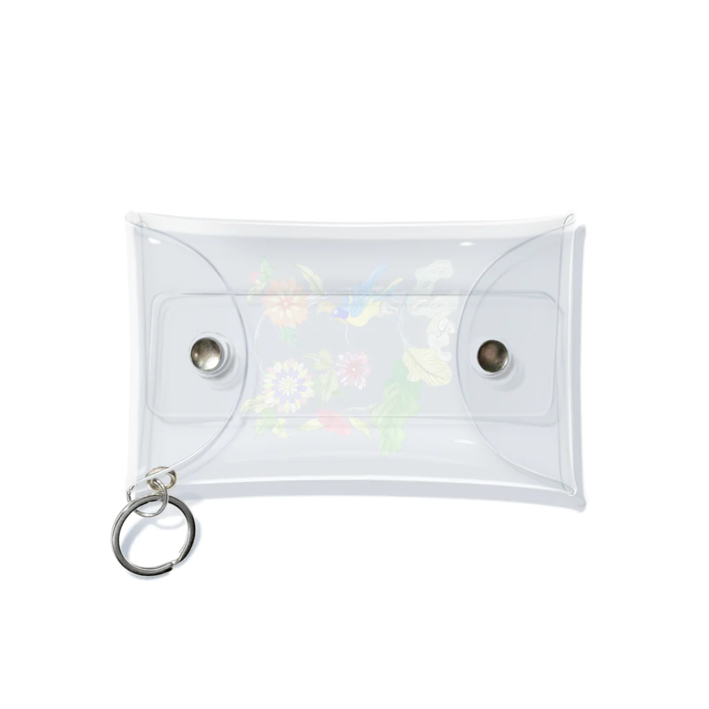 leap flower.の民画・花鳥図 Mini Clear Multipurpose Case