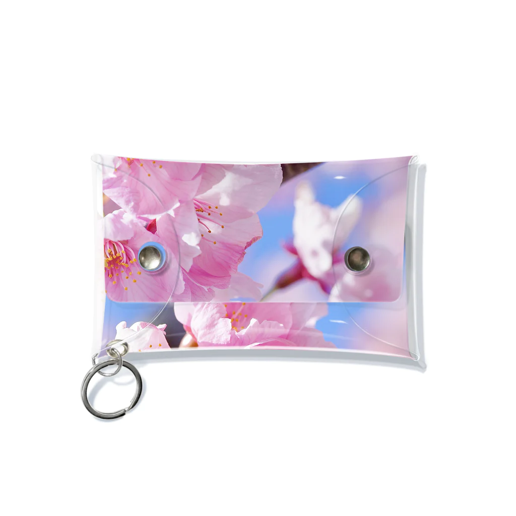 kichikinの八重桜 Mini Clear Multipurpose Case