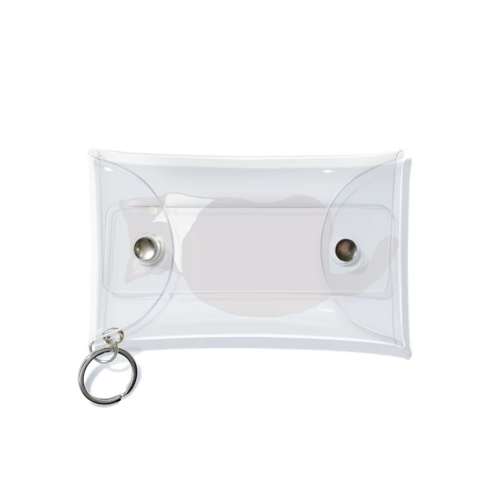 lemole スズリ店のハチワレねこ Mini Clear Multipurpose Case