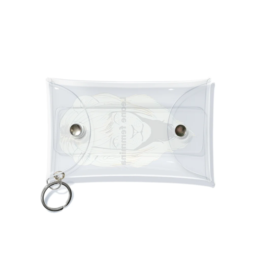 【みるかグッズ②】（SUZURI店）の【Leone femmina】 Mini Clear Multipurpose Case