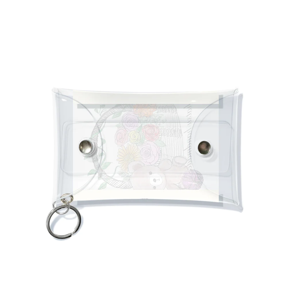 hatsu_handmadeのhatsu_handmadeのブランドマーク Mini Clear Multipurpose Case