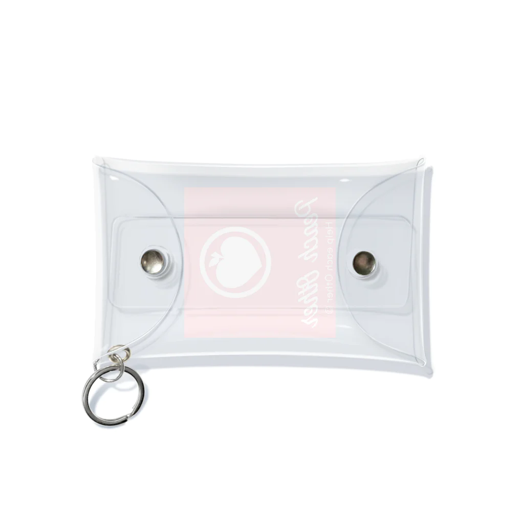 Peach OtherのHelP each Other　バージョン Mini Clear Multipurpose Case