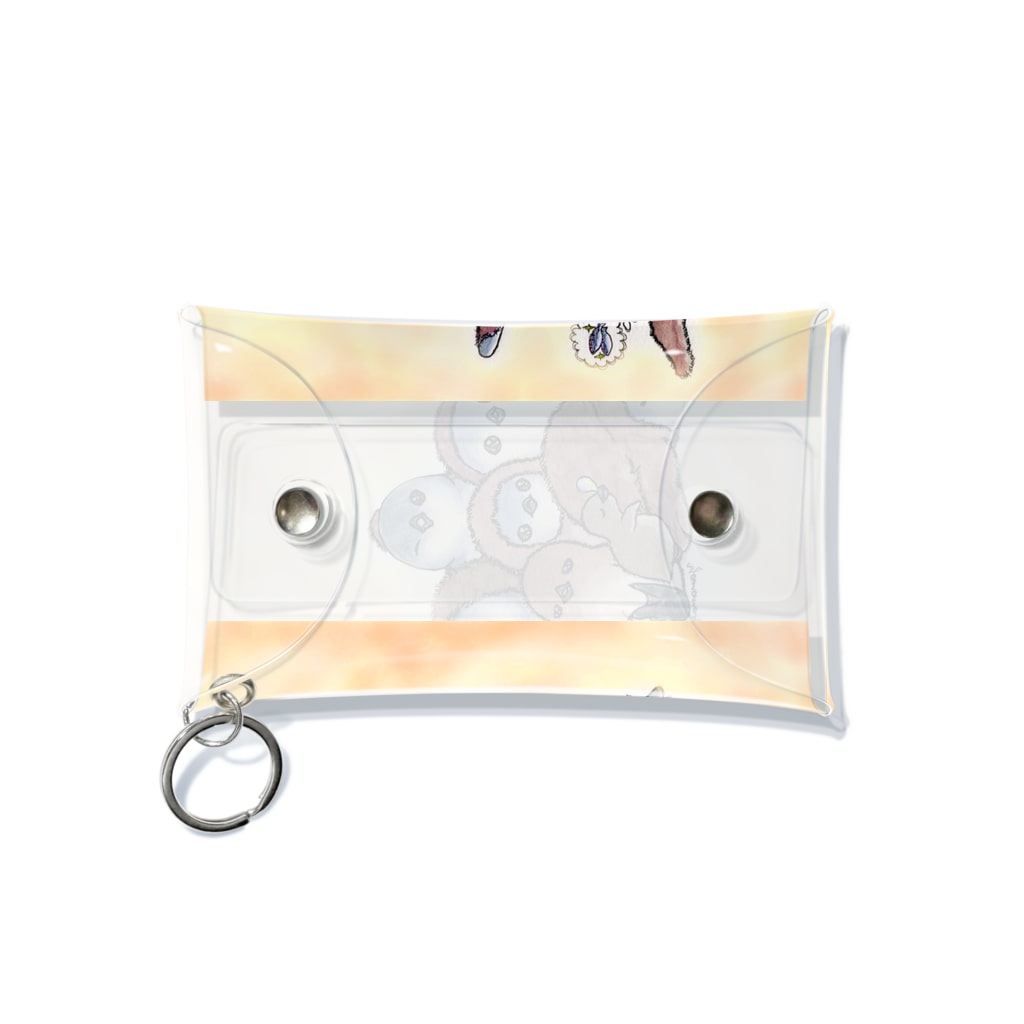 ヤママユ(ヤママユ・ペンギイナ)のもふもフンボ(ヒナ) Mini Clear Multipurpose Case
