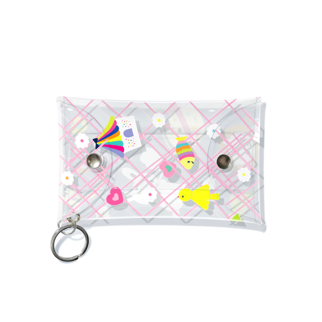 Futakawa Mayuのグッズショップのクリアマルチケース ミニ 春カラー Mini Clear Multipurpose Case