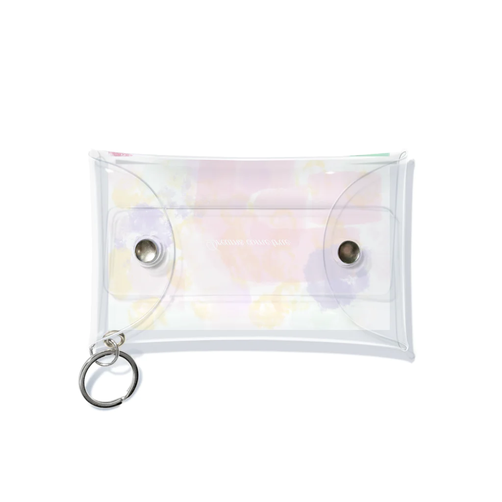 color on colorのcolor on color／オリジナルデザイン Mini Clear Multipurpose Case