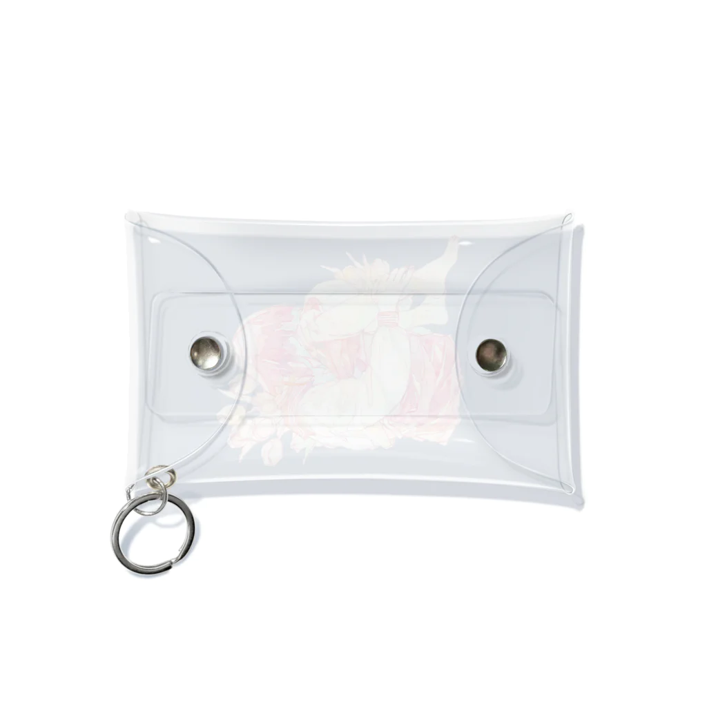 オカユウリ.okayuuriのセーラーとチューリップ Mini Clear Multipurpose Case