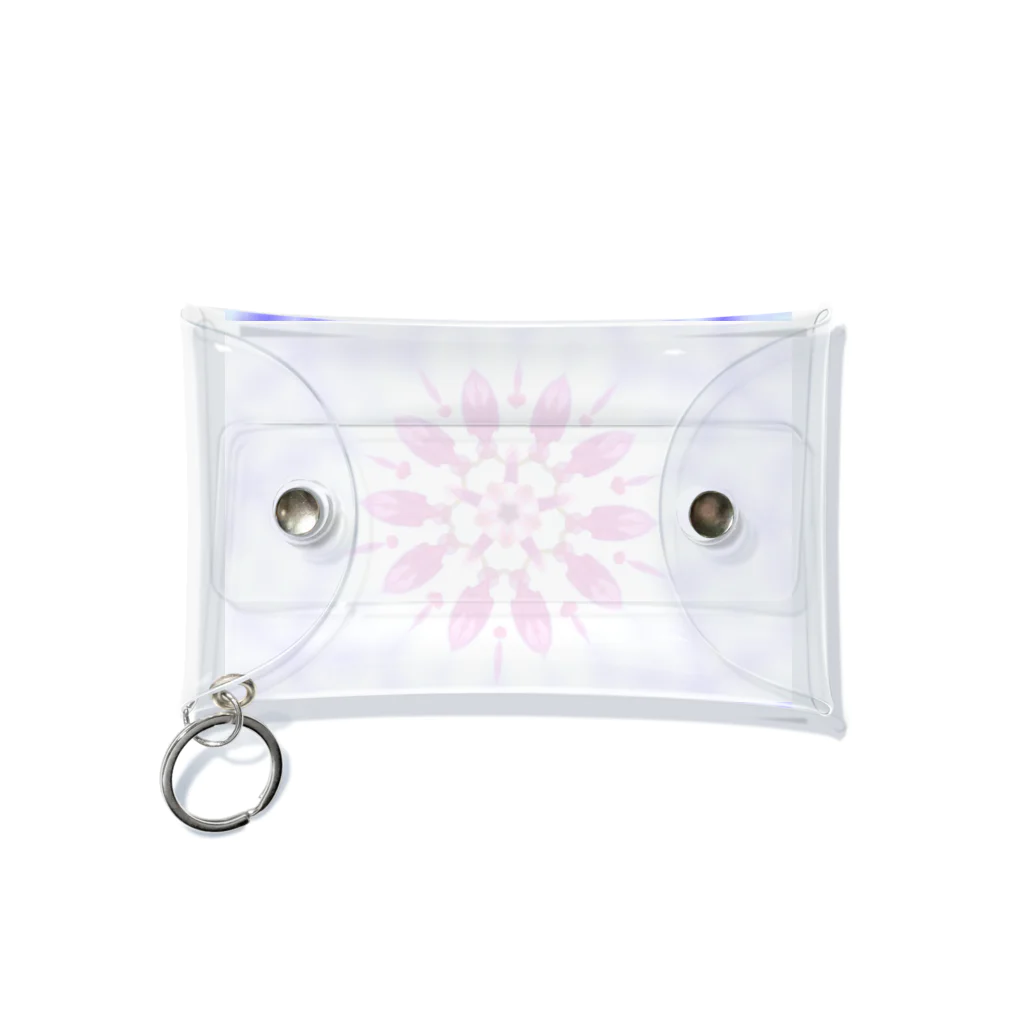 Flower kaleidoscopeの桜の万華鏡 Mini Clear Multipurpose Case