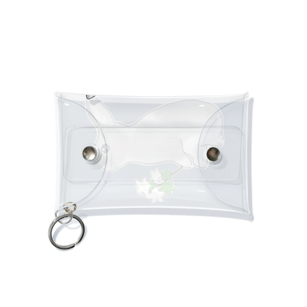 Mock’n Rollのうさぎのモックその3 純白の花を君に Mini Clear Multipurpose Case