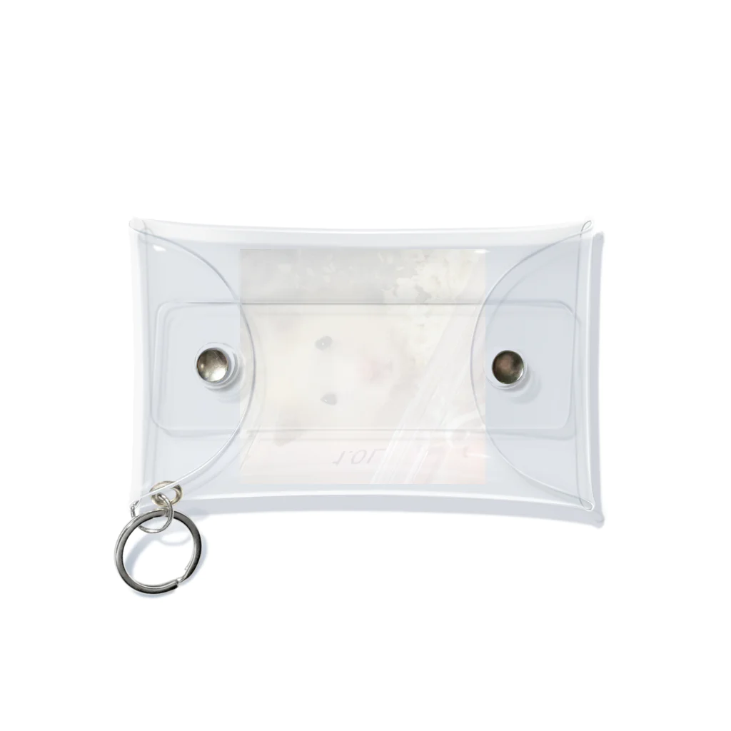 わたぼこりプ•リンのキンクマぷりんくん Mini Clear Multipurpose Case