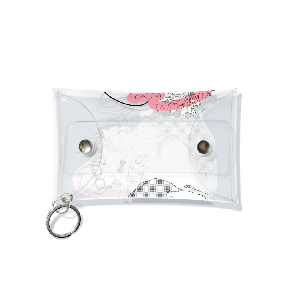 akimiyajimaのcatcatcat Mini Clear Multipurpose Case