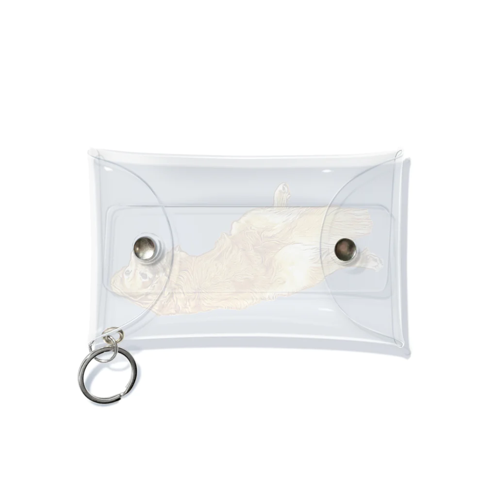 flatcoatedretrieverのgolden retriever Mini Clear Multipurpose Case