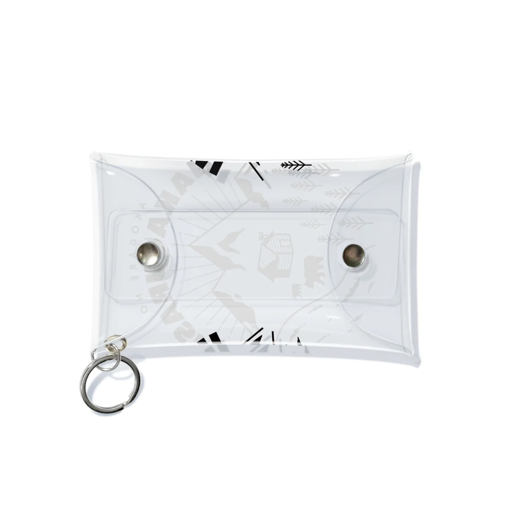8anna storeの憧れの田舎暮らし／ロゴ風デザイン Mini Clear Multipurpose Case