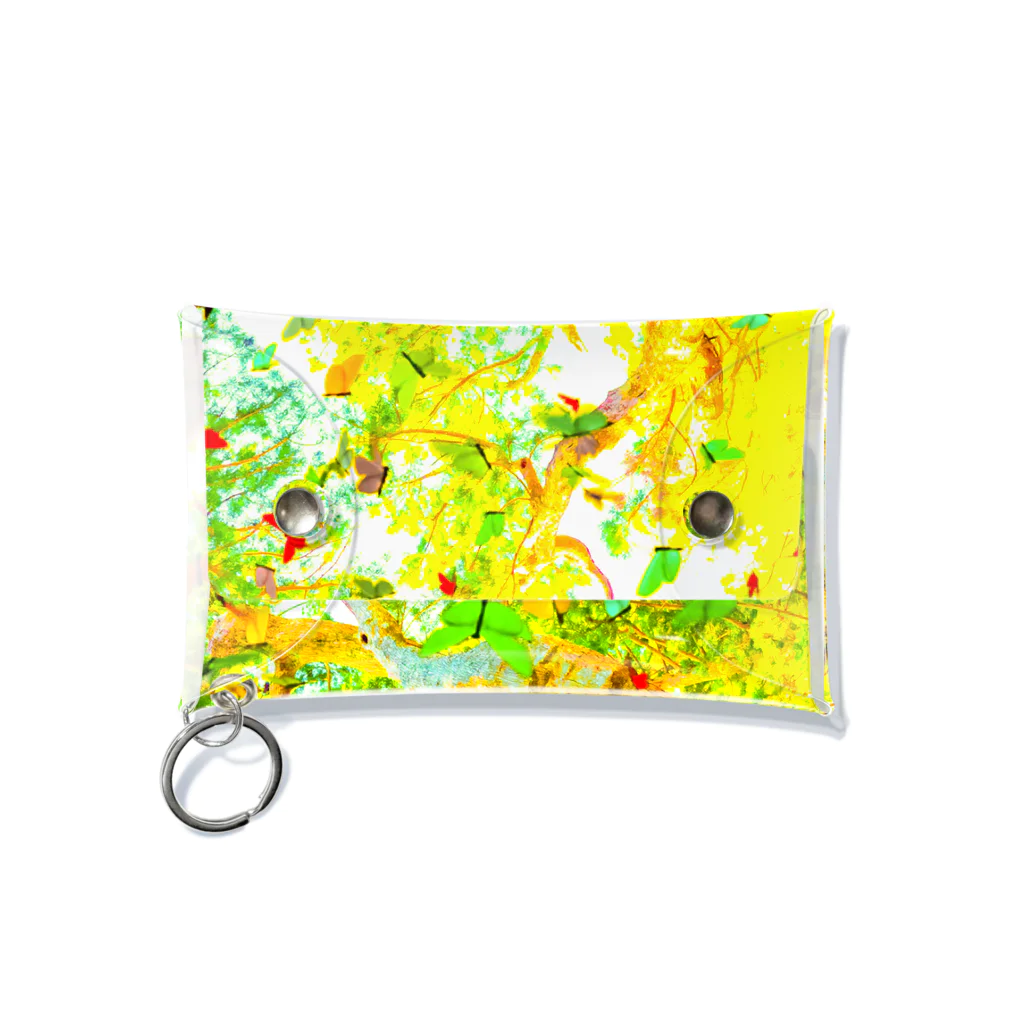 NEON LIGHT STARSのYOU are in wonderland*yellow Mini Clear Multipurpose Case