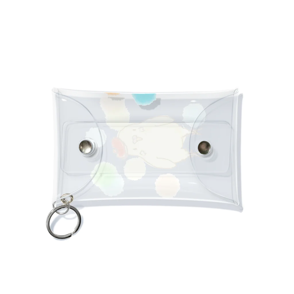 小鳥のほっぺの水玉ピヨちゃん Mini Clear Multipurpose Case