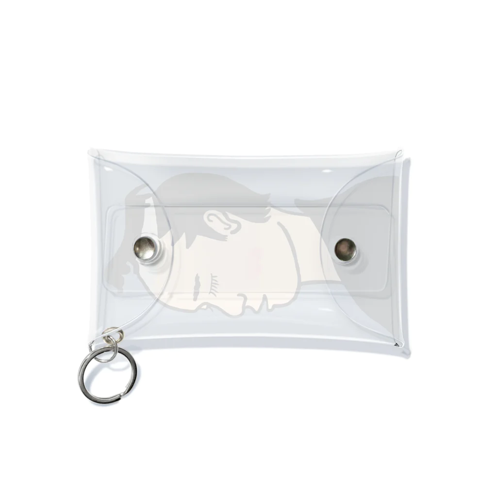 CHOSANAのダックス侍 うたた寝 Mini Clear Multipurpose Case