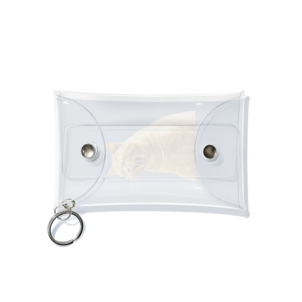 umameshiのあくびネコ / yawning cat Mini Clear Multipurpose Case