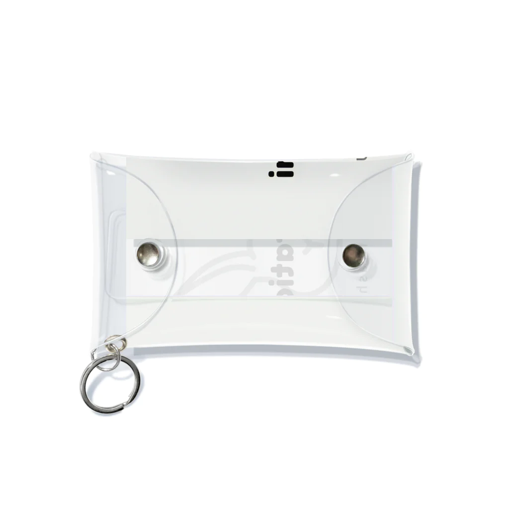 insparation｡   --- ｲﾝｽﾋﾟﾚｰｼｮﾝ｡の ｢うさたろうくん」White Mini Clear Multipurpose Case