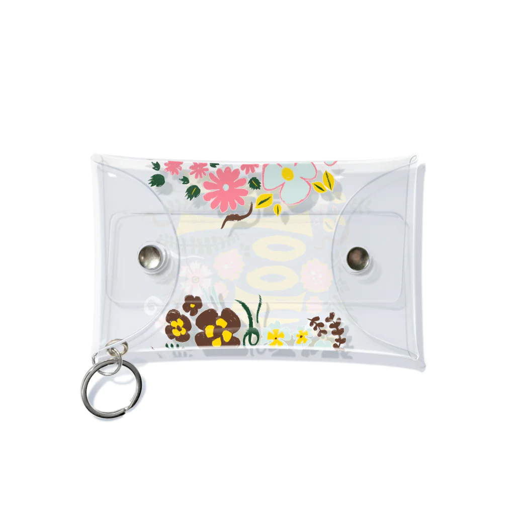 IZANAMI by Akane Yabushitaの🌸 満開の花束（イエロー） Mini Clear Multipurpose Case