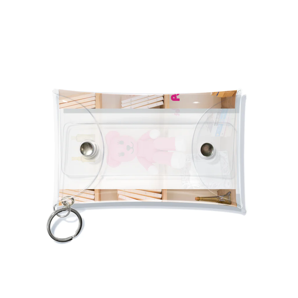 PostPet Official Shopのミニモモ_B Mini Clear Multipurpose Case