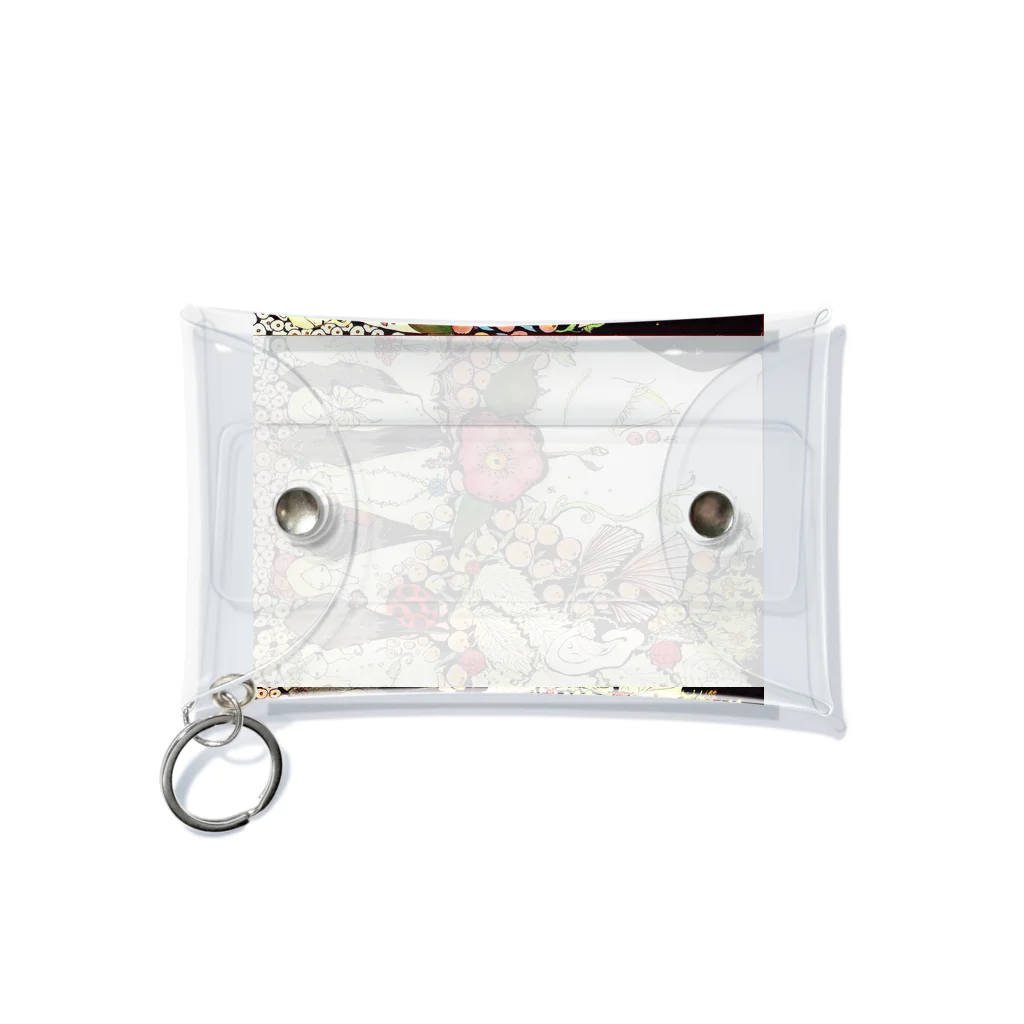 mikyacraft MIKA💓🌟赤い心臓の花冠の乙女たち Mini Clear Multipurpose Case